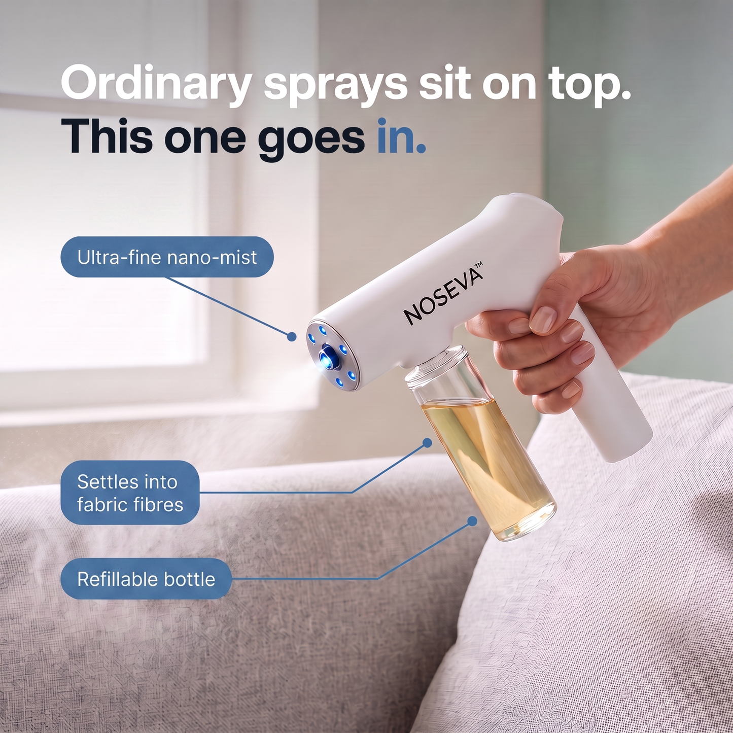 NOSEVA™ Odour Mist System.